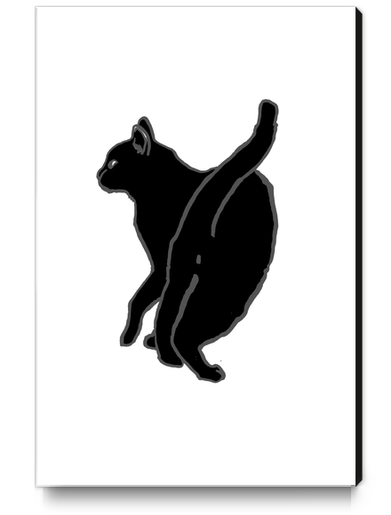 Chat noir Canvas Print by maya naruse