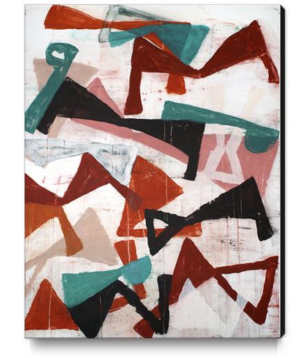 Composition 17 Canvas Print by Jean-Noël Bachès