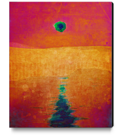 Red Eclipse Canvas Print by Malixx