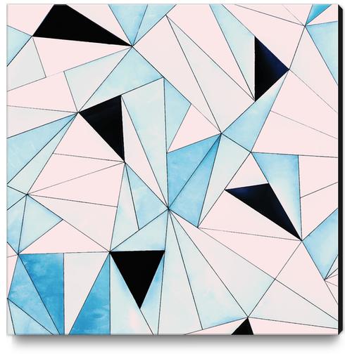 Geometric Washout Canvas Print by Uma Gokhale