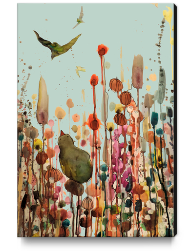 Learning to fly Canvas Print by Sylvie Demers