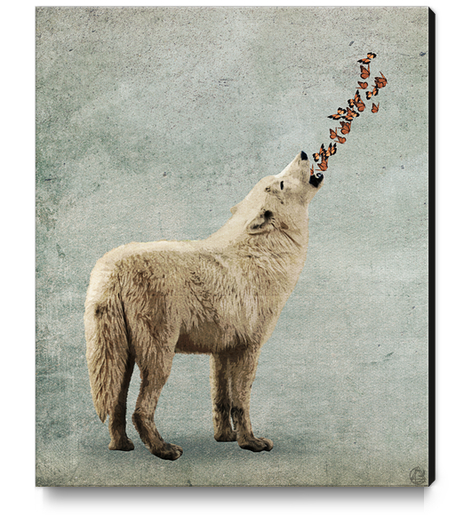 Howl Canvas Print by Seamless