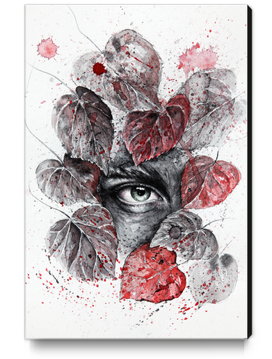 The Watcher Canvas Print by Nika_Akin