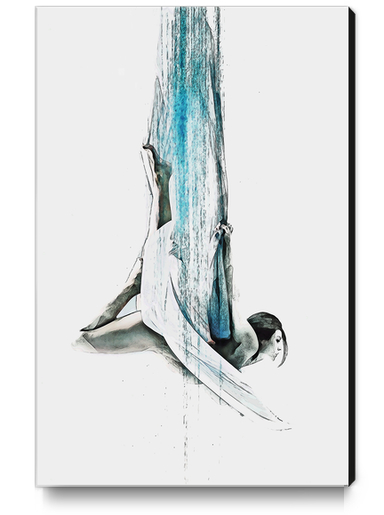 Web - Aerial Dancer Canvas Print by Galen Valle