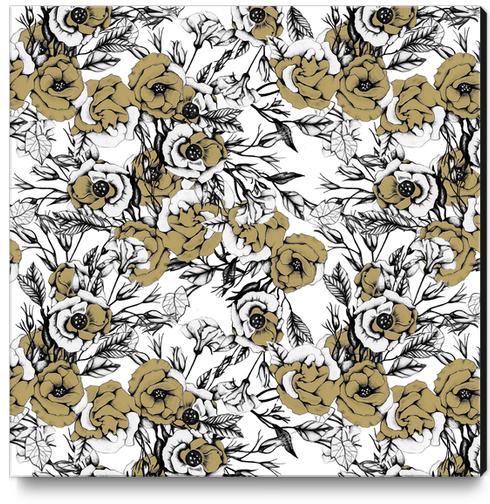 Pattern flowery 03 Canvas Print by mmartabc