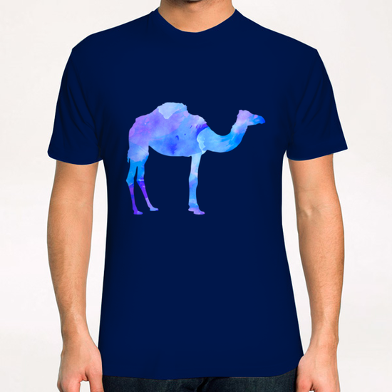 Abstract Camel T-Shirt by Amir Faysal