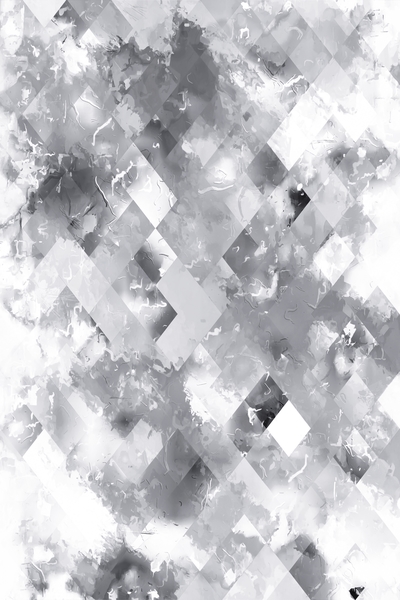 geometric pixel square pattern texture abstract art background in black and white by Timmy333