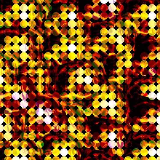 circle pattern abstract background with splash painting abstract in yellow red brown by Timmy333