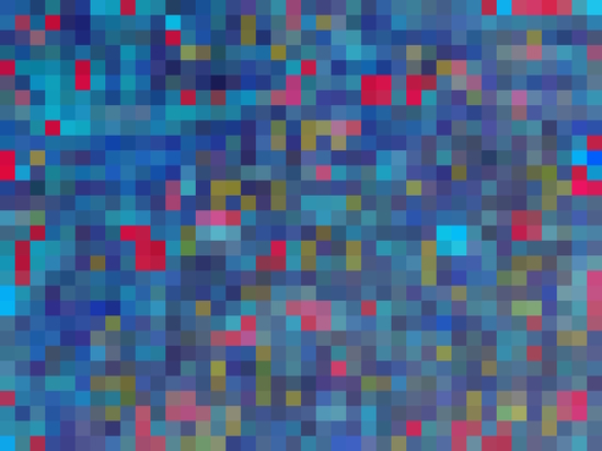 blue and pink geometric square pixel pattern abstract background by Timmy333