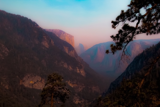 sunset at Yosemite national park California USA by Timmy333