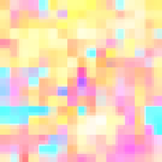 geometric pixel square pattern abstract background in pink yellow blue by Timmy333