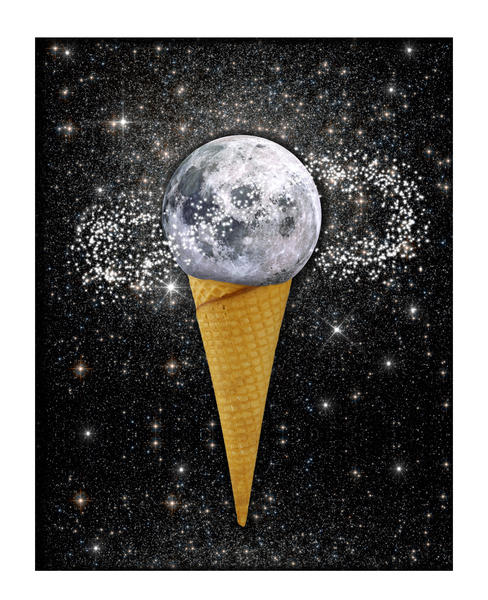 MOON ICE CREAM by GloriaSanchez