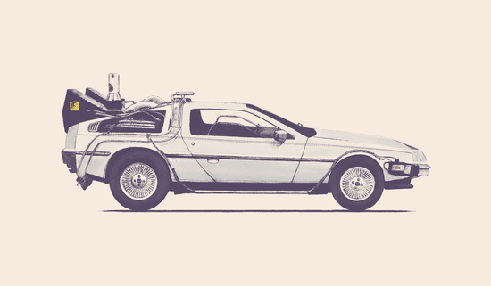 Famous Car - Delorean by Florent Bodart - Speakerine