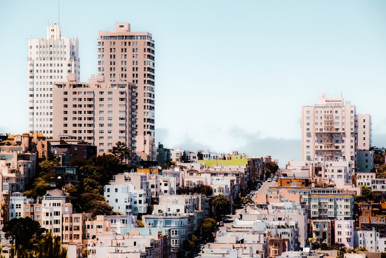 building with blue sky at San Francisco California USA  by Timmy333