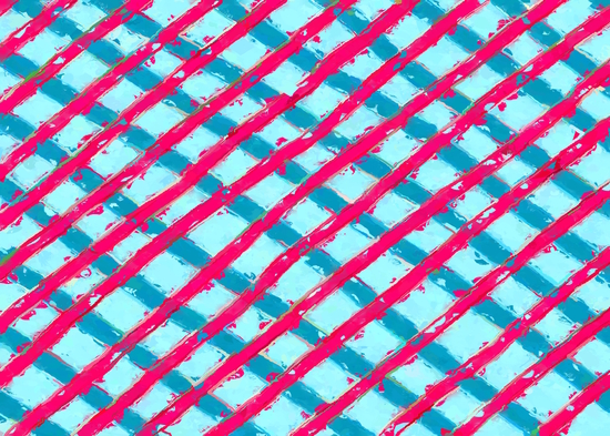 line pattern painting abstract background in blue and red by Timmy333