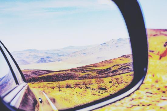 road trip in the desert at Death Valley national park, USA in summer by Timmy333