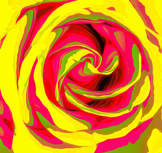 red and yellow rose abstract background by Timmy333