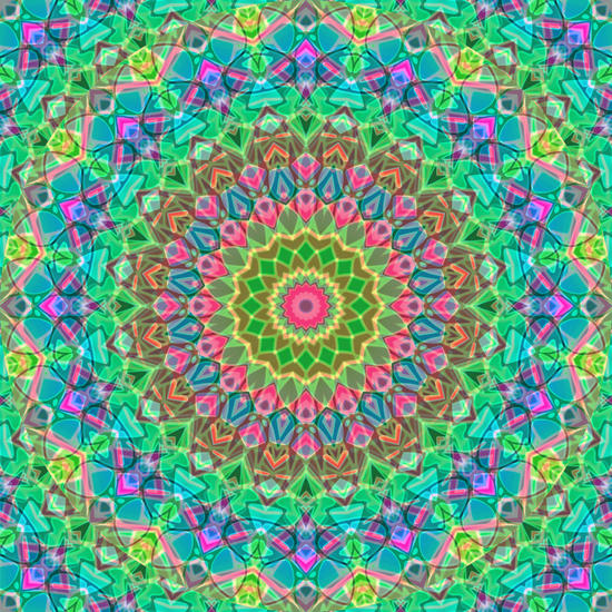 Geometric Mandala G18 by MedusArt