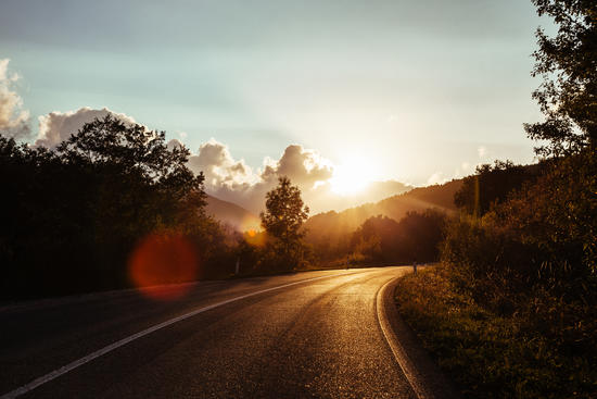 Mountains in the background XI by Salvatore Russolillo