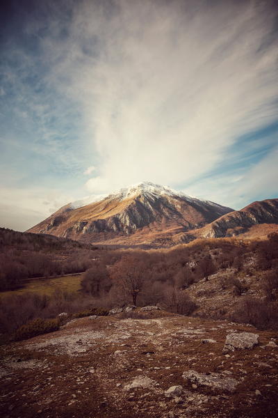 Mountains in the background  XVII by Salvatore Russolillo