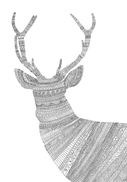 Stag / Deer  by Florent Bodart - Speakerine