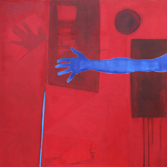 The Blue Hand by Pierre-Michael Faure