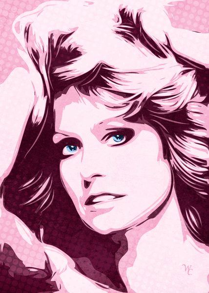 Farrah Fawcett - Classic - Pop Art by William Cuccio WCSmack