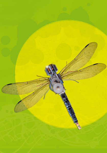 Mecanical Dragonfly by tzigone