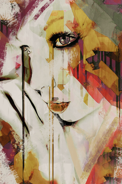 Abstract Portrait - Pages by Galen Valle