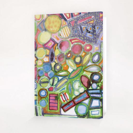 Cheerful Colorful Collection Greeting Card & Postcard by Heidi Capitaine