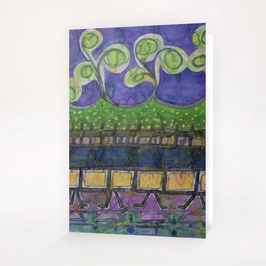 The City Park  Greeting Card & Postcard by Heidi Capitaine