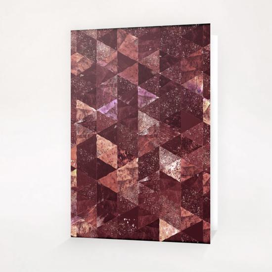 Abstract GEO X 0.11 Greeting Card & Postcard by Amir Faysal