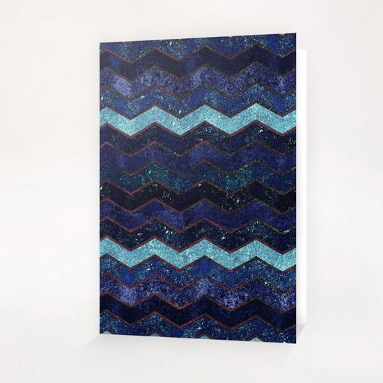 Abstract Chevron Greeting Card & Postcard by Amir Faysal