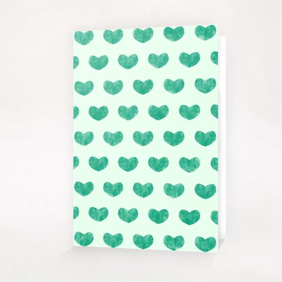 Cute Hearts X 0.3 Greeting Card & Postcard by Amir Faysal