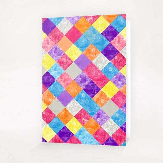 Lovely Geometric Background #4 Greeting Card & Postcard by Amir Faysal