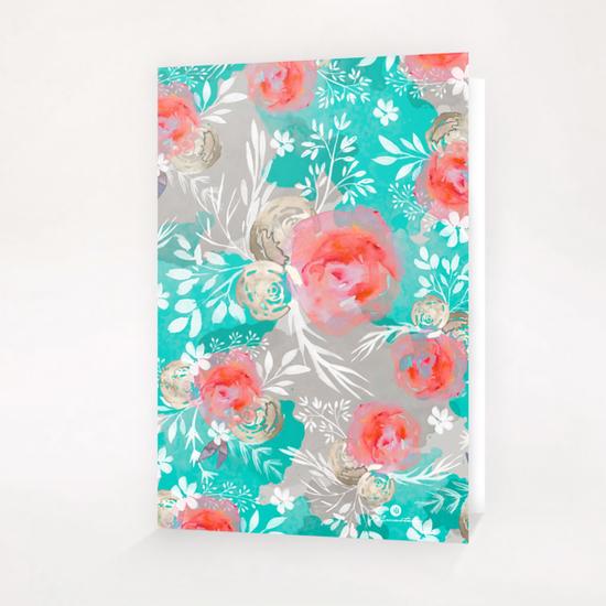 Watercolor Flourish Greeting Card & Postcard by mmartabc