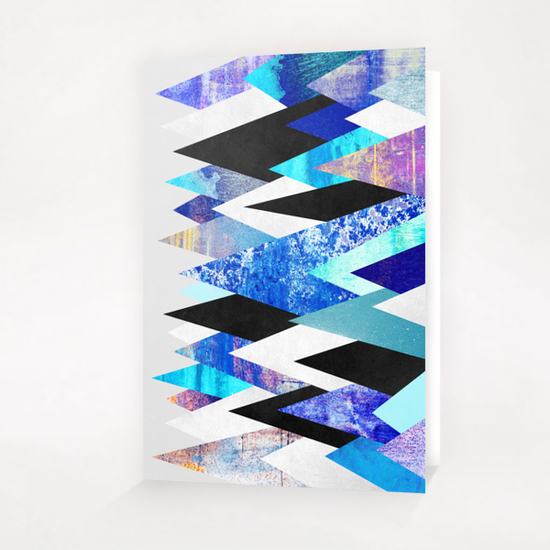 Blue Peaks Greeting Card & Postcard by Elisabeth Fredriksson