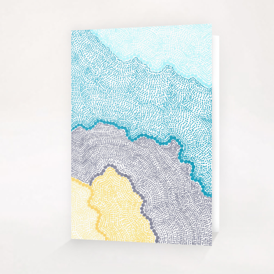 Color Waves Greeting Card & Postcard by ShinyJill