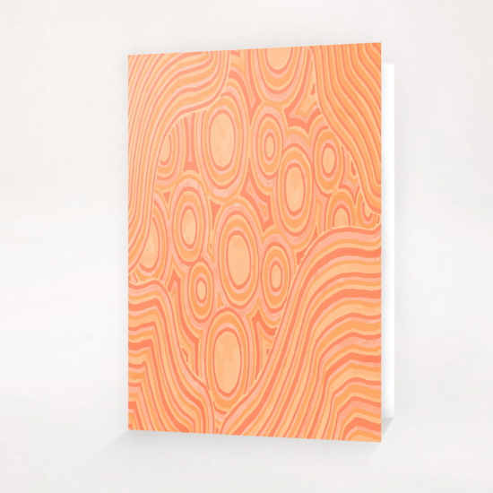 Orange Color Burst Greeting Card & Postcard by ShinyJill