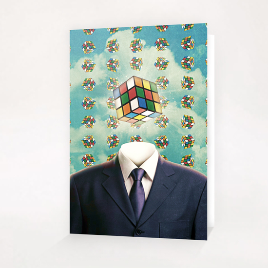 Cubism Greeting Card & Postcard by Seamless