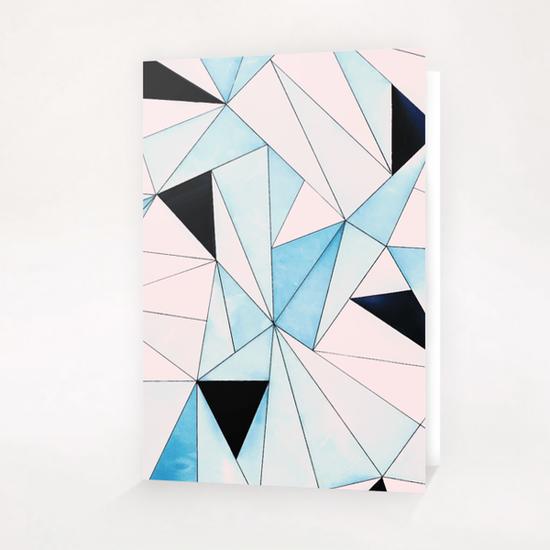 Geometric Washout Greeting Card & Postcard by Uma Gokhale