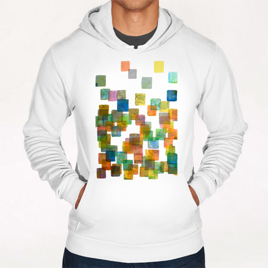 Dancing Squares Hoodie by Heidi Capitaine