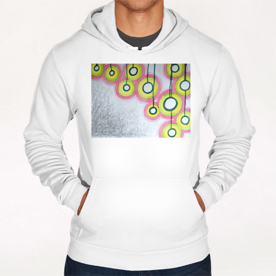 Hanging Light Bulbs Hoodie by Heidi Capitaine