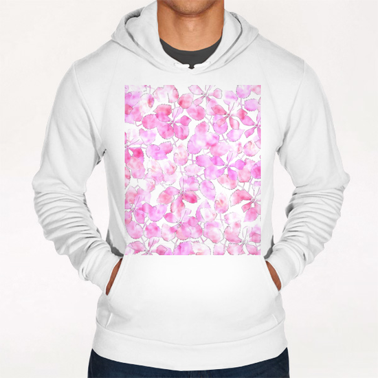 Watercolor Floral X 0.1 Hoodie by Amir Faysal