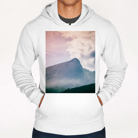 Mountains in the background XV Hoodie by Salvatore Russolillo