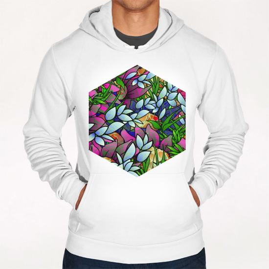 Floral Abstract Artwork G464 Hoodie by MedusArt