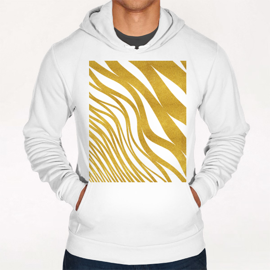 Golden Wave Hoodie by Uma Gokhale