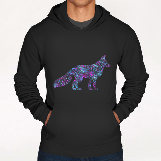 Cosmic Fox Hoodie by Amir Faysal