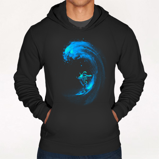 Space Surfing Hoodie by Nicebleed