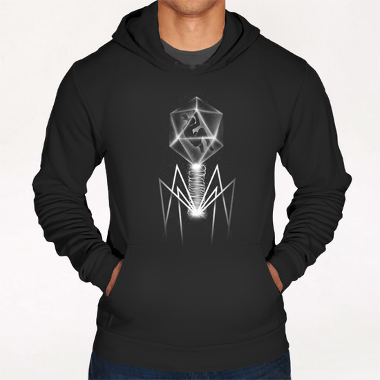 Bacteriophage Hoodie by Tobias Fonseca